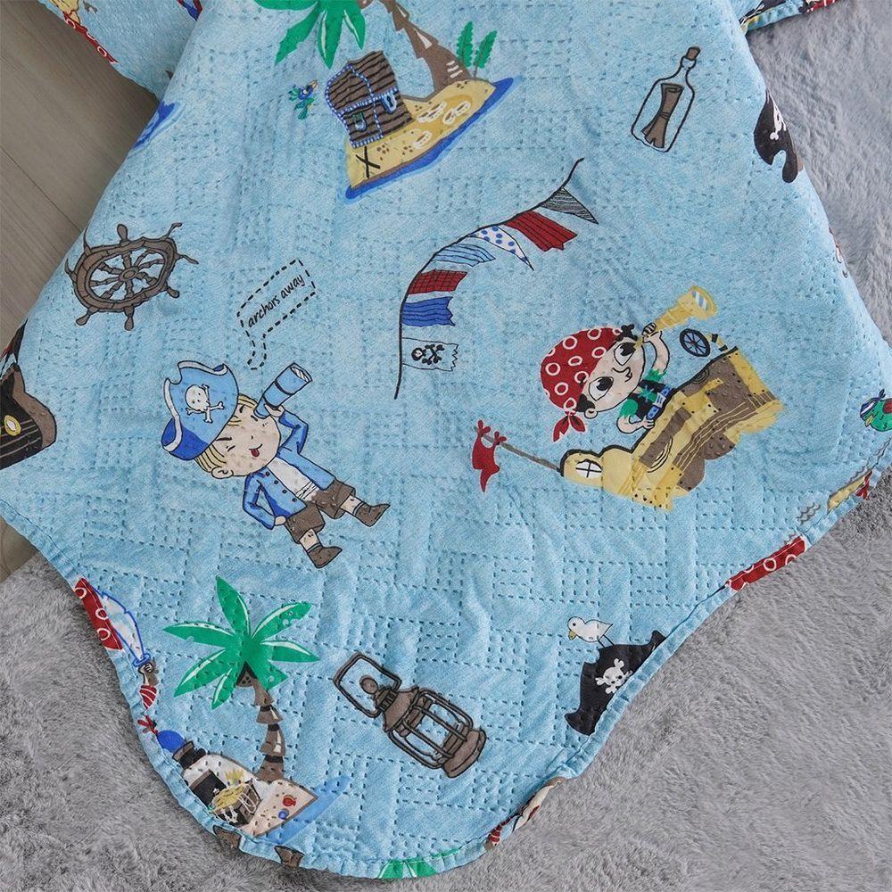 Kit Cobre Leito Rolinho Solteiro + Porta Travesseiro Toque Macio Treasure - 4