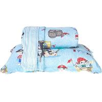 Kit Cobre Leito Rolinho Solteiro + Porta Travesseiro Toque Macio Treasure - 1