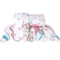 Kit Cobre Leito Rolinho Solteiro + Porta Travesseiro Toque Macio Mermaid - 1