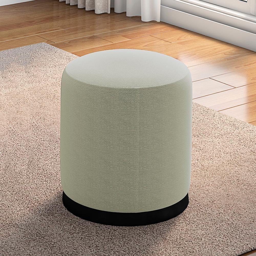 Puff Puf Para Sala Base Metal Saien Linho Sl 76 Peer Sl 76 - 3