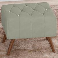 Puff Puf Para Sala Pes Madeira Trit Veludo Sl 940 Peer Sl 940 - 5