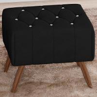 Puff Puf Para Sala Pes Madeira Trit Veludo Sl 944 Peer Sl 944