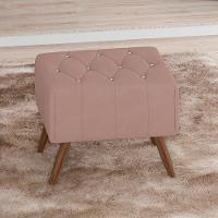 Puff Puf Para Sala Pes Madeira Trit Veludo Sl 949 Peer Sl 949 - 2