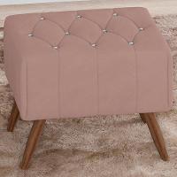 Puff Puf Para Sala Pes Madeira Trit Veludo Sl 949 Peer Sl 949 - 3