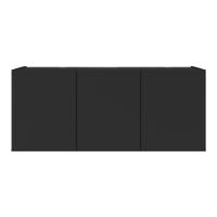 Aparador Buffet Suspenso 3 Portas Multimóveis Mp8001 Preto Preto - 5