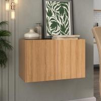 Aparador Buffet Suspenso 2 Portas Multimóveis Mp8000 Rustic Rustic - 2