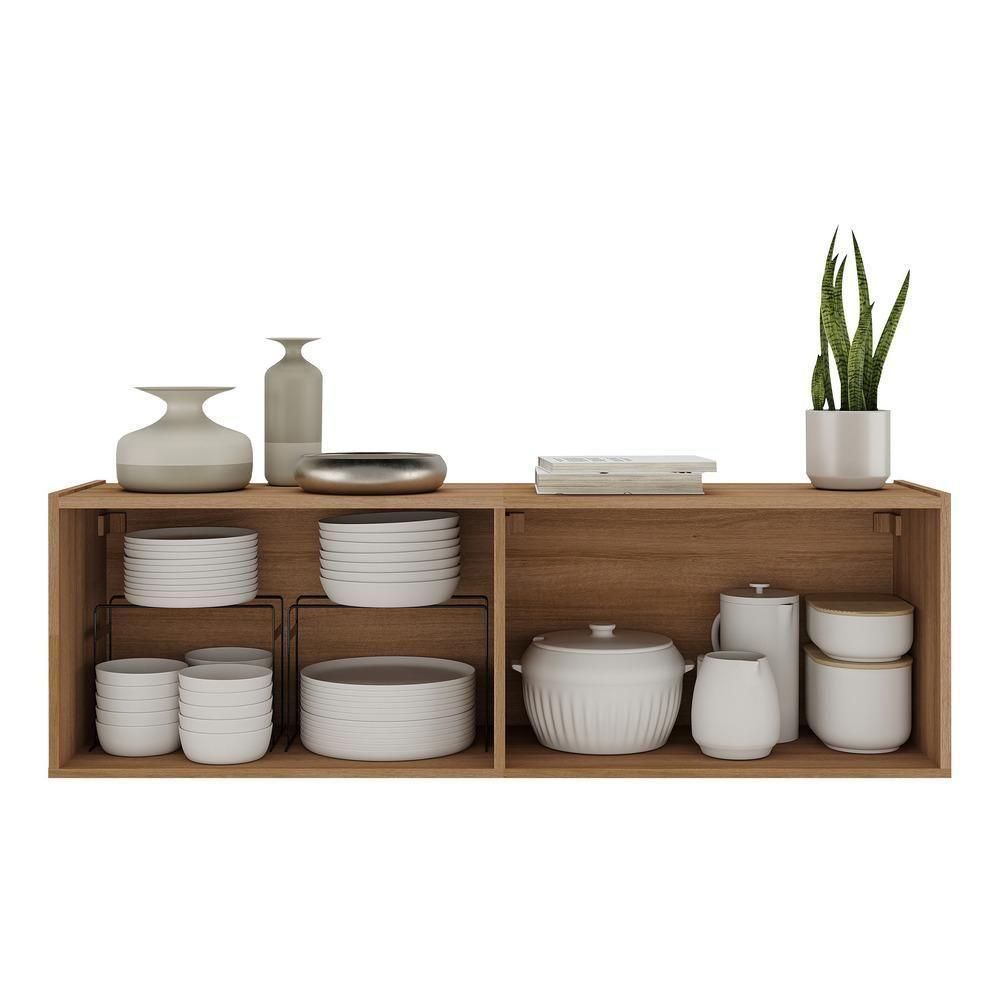 Aparador Buffet Suspenso 4 Portas Multimóveis Mp8002 Rustic Rustic - 3