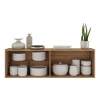 Aparador Buffet Suspenso 4 Portas Multimóveis Mp8002 Rustic Rustic - 3