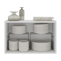 Aparador Buffet Suspenso Com Espelhos 2 Portas Multimóveis Mp8003 Branco Branco - 3