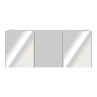 Aparador Buffet Suspenso Com Espelhos 3 Portas Multimóveis Mp8004 Branco Branco - 5