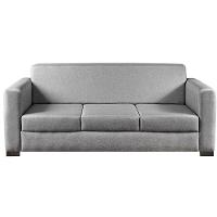 Sofá Basic 3 Lugares Linho Cinza 2,00 M - 1