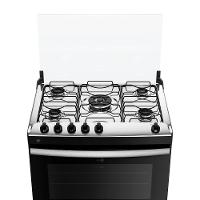 Fogão 5 Bocas Preto Com Mesa Inox Atlas Agile Up Bivolt - 6