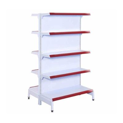 Gôndola de Supermercado New Plus Central Inicial 5 Níveis 40x30 Vermelho SA Gôndolas