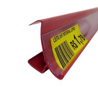 Gôndola Prateleira Supermercado 4 Níveis 40x30 New Plus 1,40m Ponta Pe Vermelho - Sa Gôndolas - 3