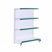 Gôndola Prateleira Supermercado 4 Níveis 40x30 New Plus 1,40m Ponta Verde - Sa Gôndolas - 1