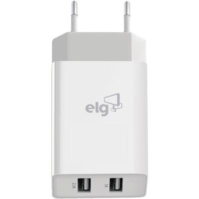 Carregador Parede Elg Wc124a 2 Saida Usb