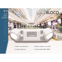Luminária De Emergência Led Basic Mini Bloco 1200 Lúmens - 2