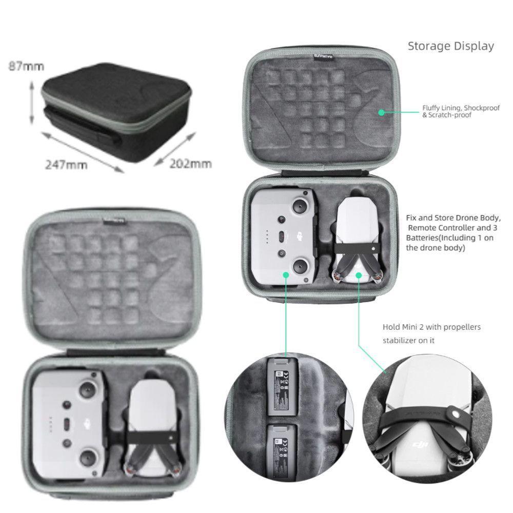 Bolsa Case de Transporte para Drone e Controle DJI Mavic Mini 2 - 2