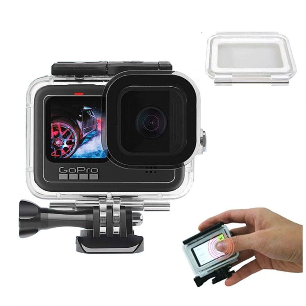 Caixa Estanque para GoPro 9, 10 e 11 Black + Tampa Touch - 1