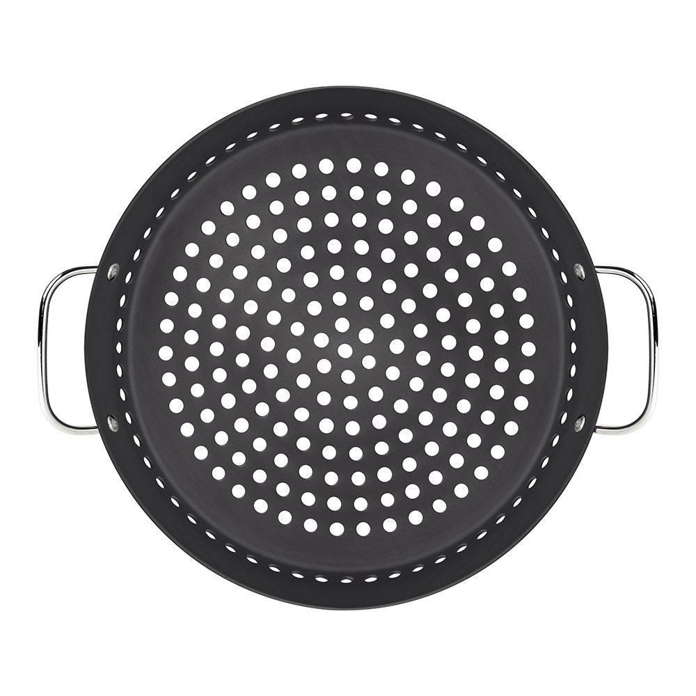 Grelha Furada Churrasco Em Alumínio Anodizado Com Cabo 30 Cm ø - Tramontina 20889030 - 4