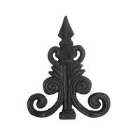 Ponteira Ponta de Lança Ferro N08 Grade Portão Muro 14x17cm - 1