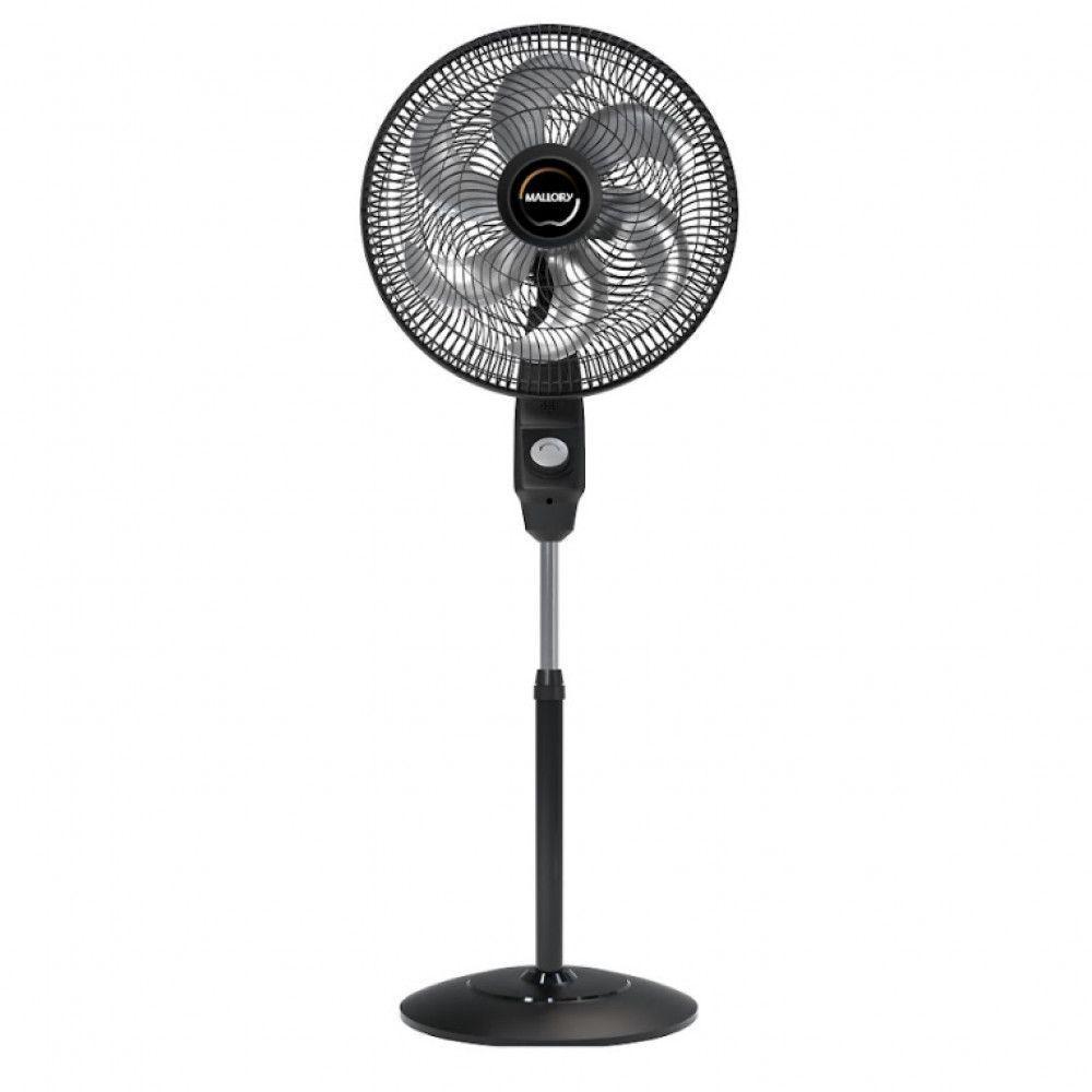 Ventilador De Coluna 40cm éolo Com 6 Pás B94401702 Mallory Preto Com Grafite - 1