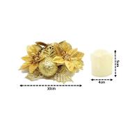 Kit 3 Porta Velas Bico De Papagaio Com Vela Eletrônica Led - 10