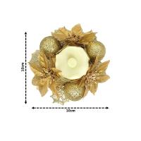 Kit 3 Porta Velas Bico De Papagaio Com Vela Eletrônica Led - 16