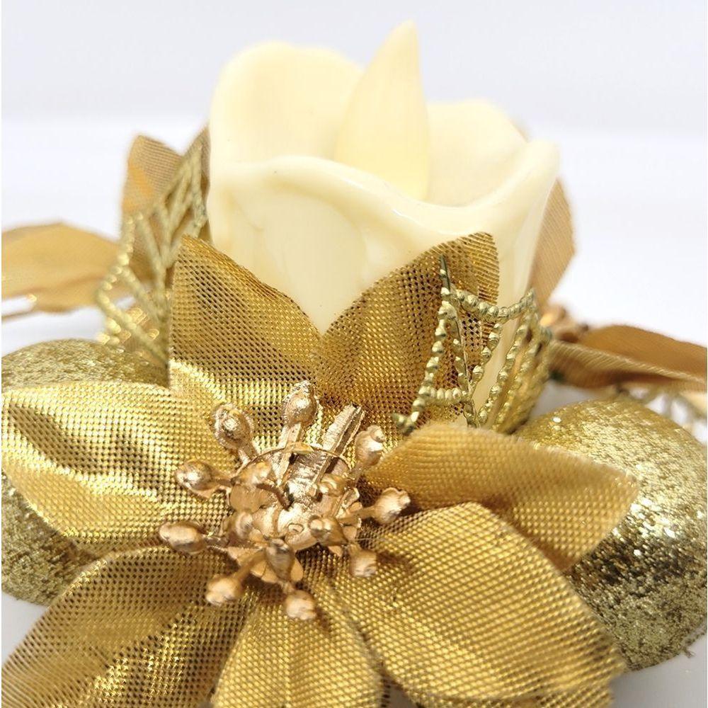 Jogo 4 Velas Eletrônicas Natal Decorado Bico Papagaio - 6