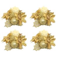 Jogo 4 Velas Eletrônicas Natal Decorado Bico Papagaio - 2