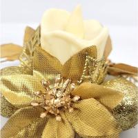 Kit 3 Porta Velas Natal Bico De Papagaio Vela Eletrônica Led