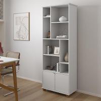 Conjunto De Escrivaninha Com 1 Gaveta E Livreiro Taurus Branco Branco