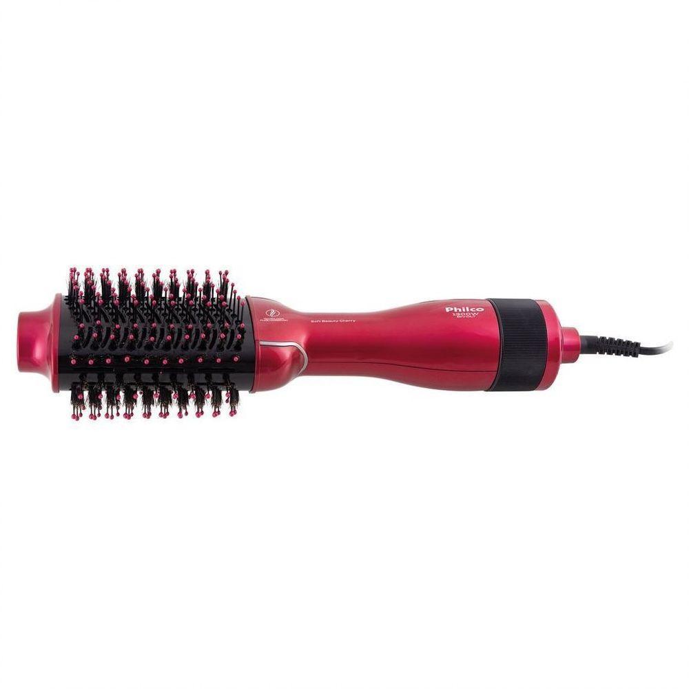 Escova Secadora Philco Beauty Cherry Soft Pec13 Vermelho Com Preto Bvolt - 1