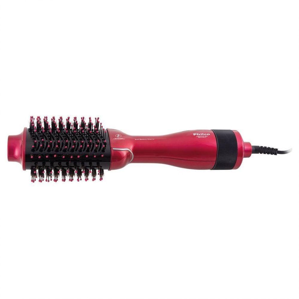 Escova Secadora Philco Beauty Cherry Soft Pec13 Vermelho Preto Bivolt - 1