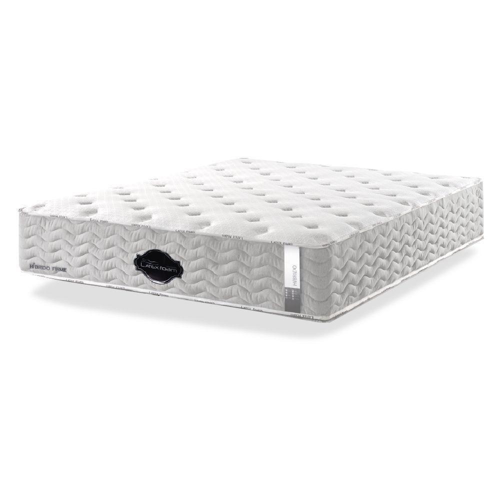 Colchão De Látex Híbrido Firme Solteiro King 96x203cm - 1