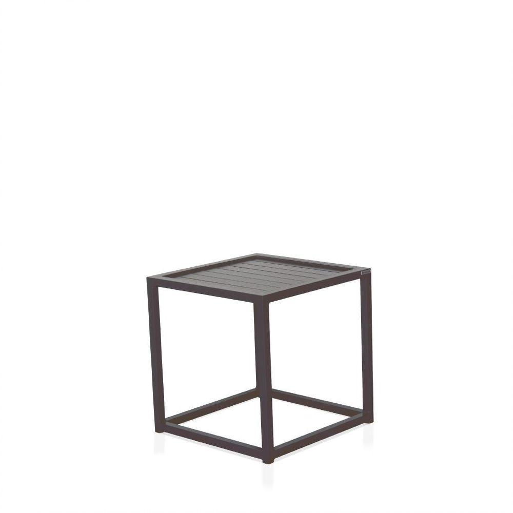 Conjunto 1 Mesa + 4 Cadeiras + 2 Espreguiçadeiras - Marrom Com Tela Café Com Leite - 2