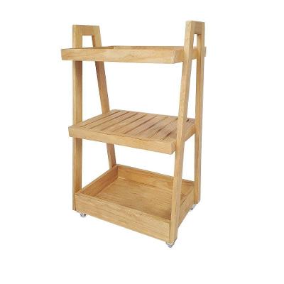 Carrinho Bar Stella 85a X 50l X 35p Em Madeira De Pinus Mel