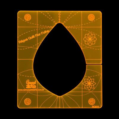 Régua Para Quilting Flor Rq011