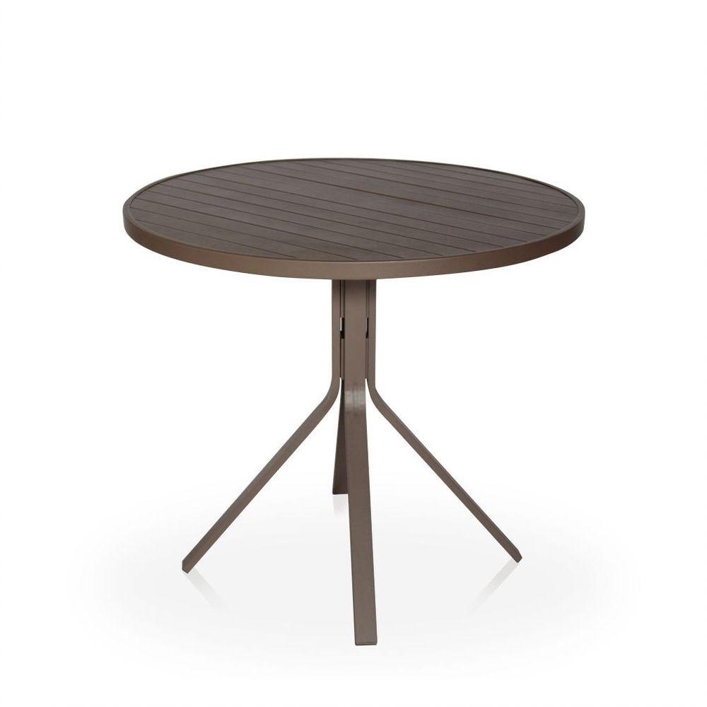 Conjunto 1 Mesa + 4 Cadeiras + 2 Espreguiçadeiras + 1 Mesinha De Centro - Marrom e Café Com Leite - 3