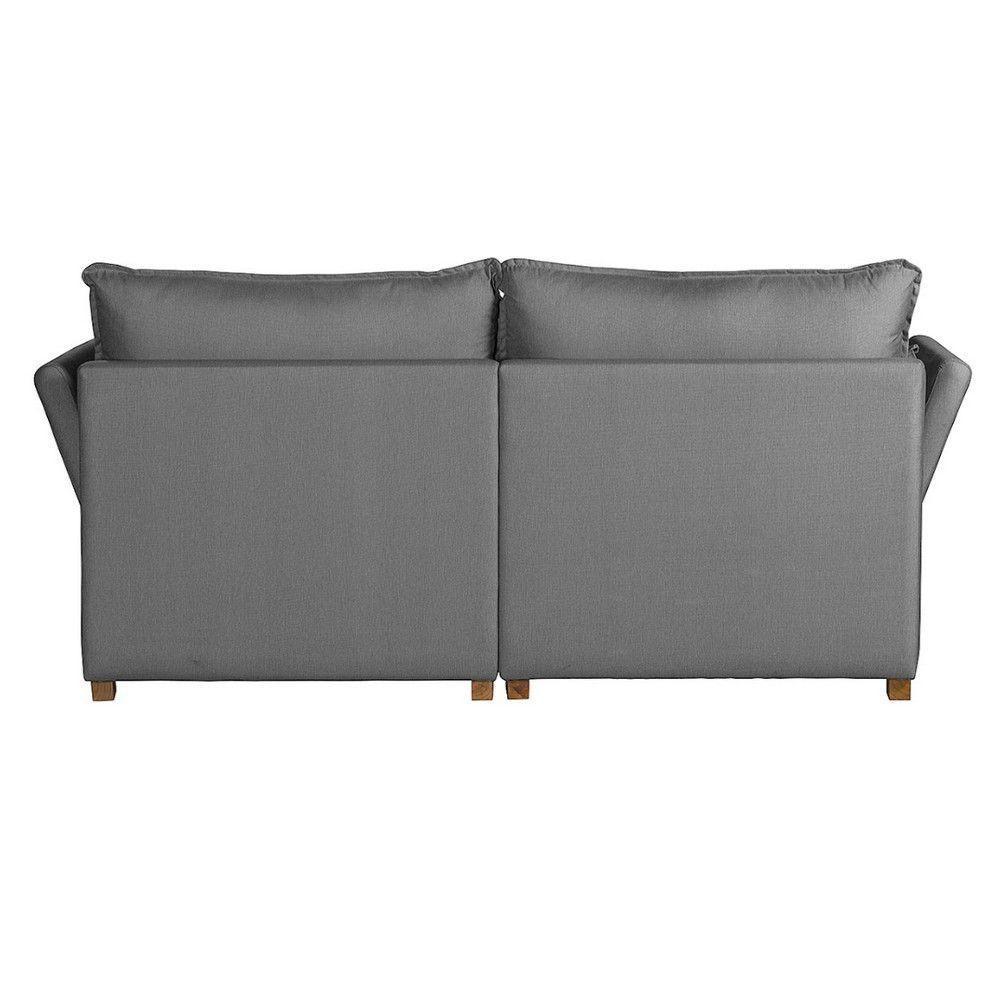 Sofá Natal Living Com 3 Lugares 2.00M Linho Corriente Cinza - 9