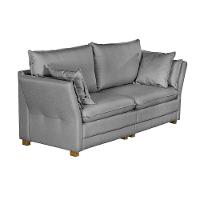 Sofá Natal Living Com 3 Lugares 2.00M Linho Corriente Cinza - 7