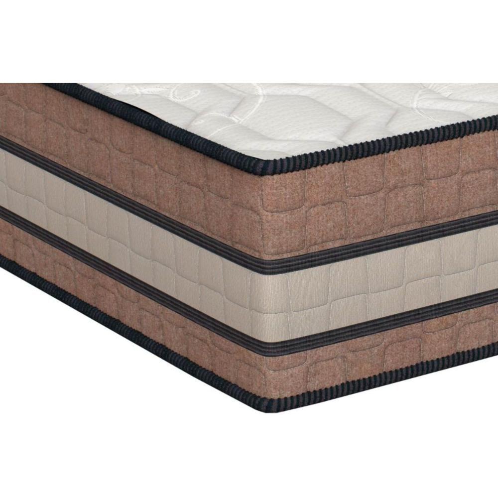 Cama Box King: Colchão Molas Ensacadas Orthoflex MasterPocket Seleto + Base CRC Suede Brown(193x203) - 4