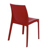 Cadeira Tramontina Alice Polida Vermelha Sem Braços Em Polipropileno Tramontina - 3