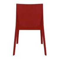 Cadeira Tramontina Alice Polida Vermelha Sem Braços Em Polipropileno Tramontina