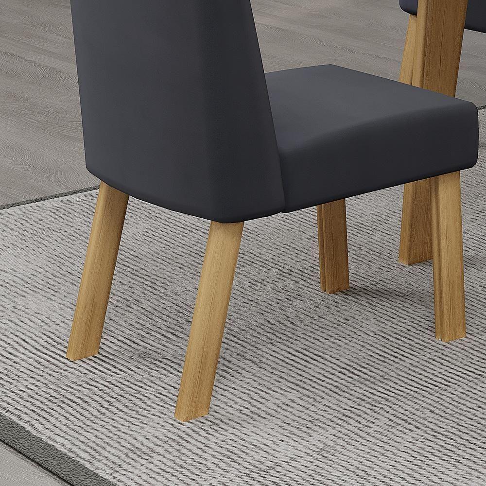 Conjunto 2 Cadeiras Estofadas Para Mesa De Jantar Firenze Bom Pastor - 2
