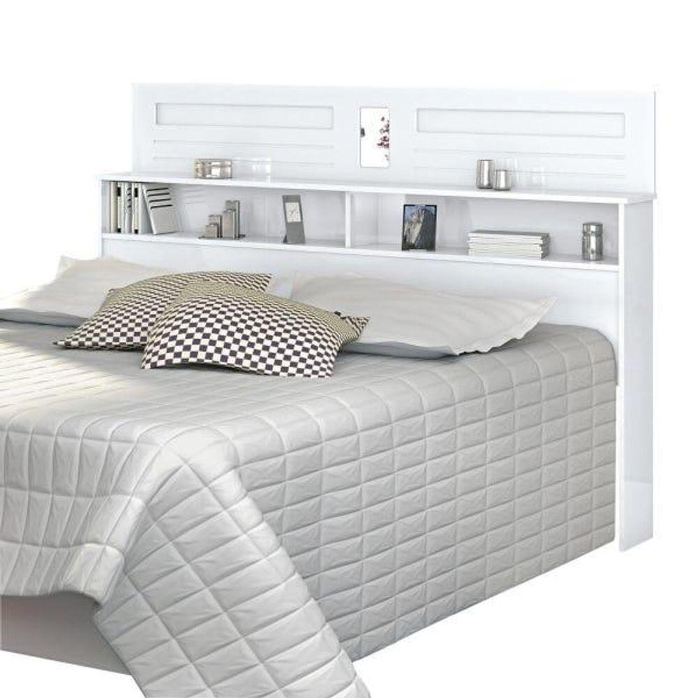 Cabeceira Box Casal Florença 1,60 Branco - Vitamov 0530510 - 3