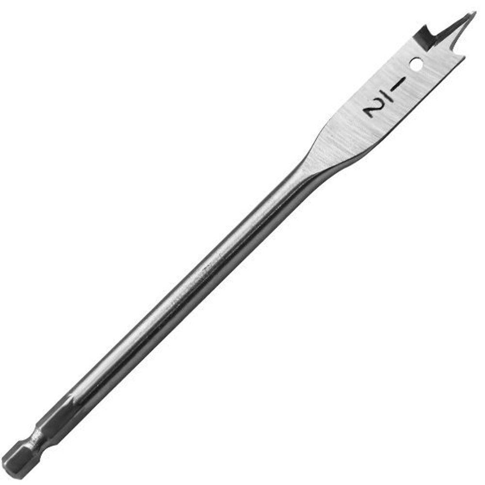 Broca De Aço Chata Para Madeira 1-2'' - Fertak - 1