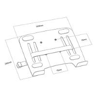 Bandeja Apoio Notebook Acoplável A Suporte De Pistão Nbh-1 - 5