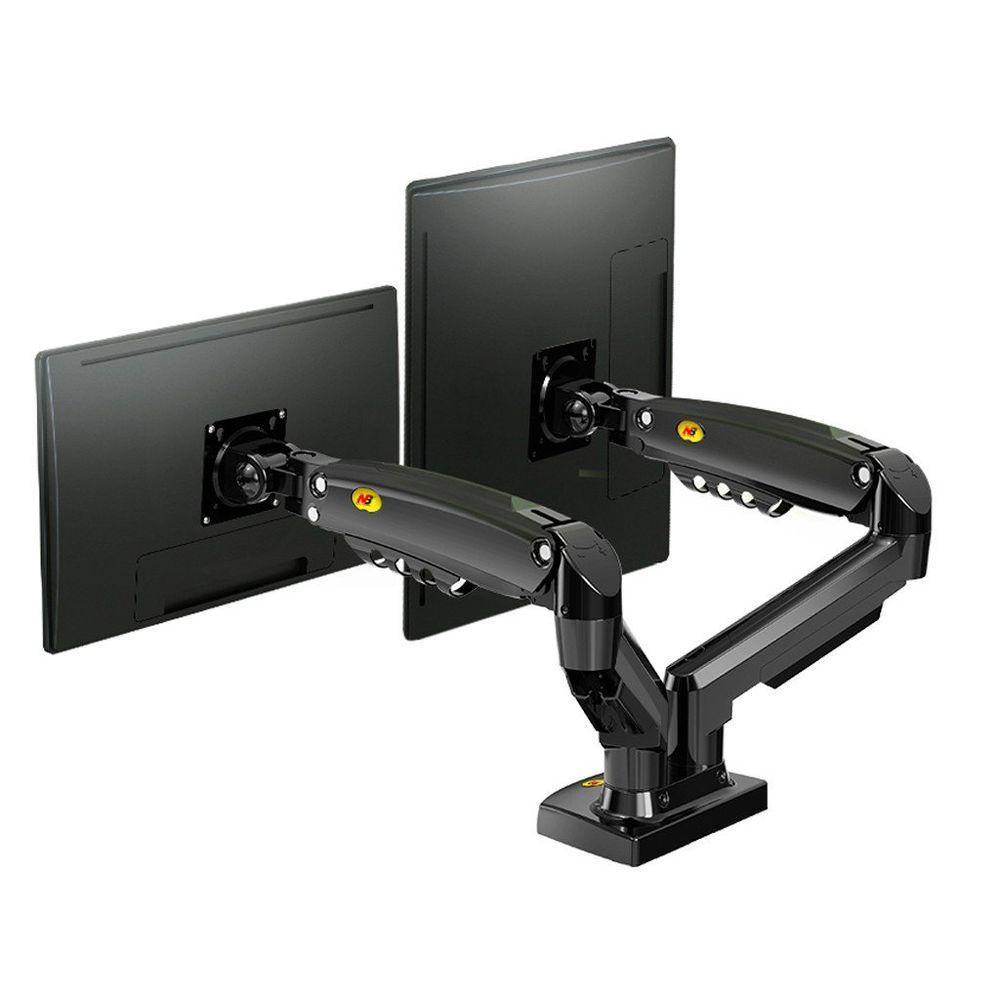 Suporte 2 Monitores 17 A 34 Articulado Pistão A Gás F160 Nb - 4