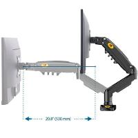 Suporte Para Monitor Articulado 15 A 34 De Mesa Com Pistão A Gás F80 Nb - 3